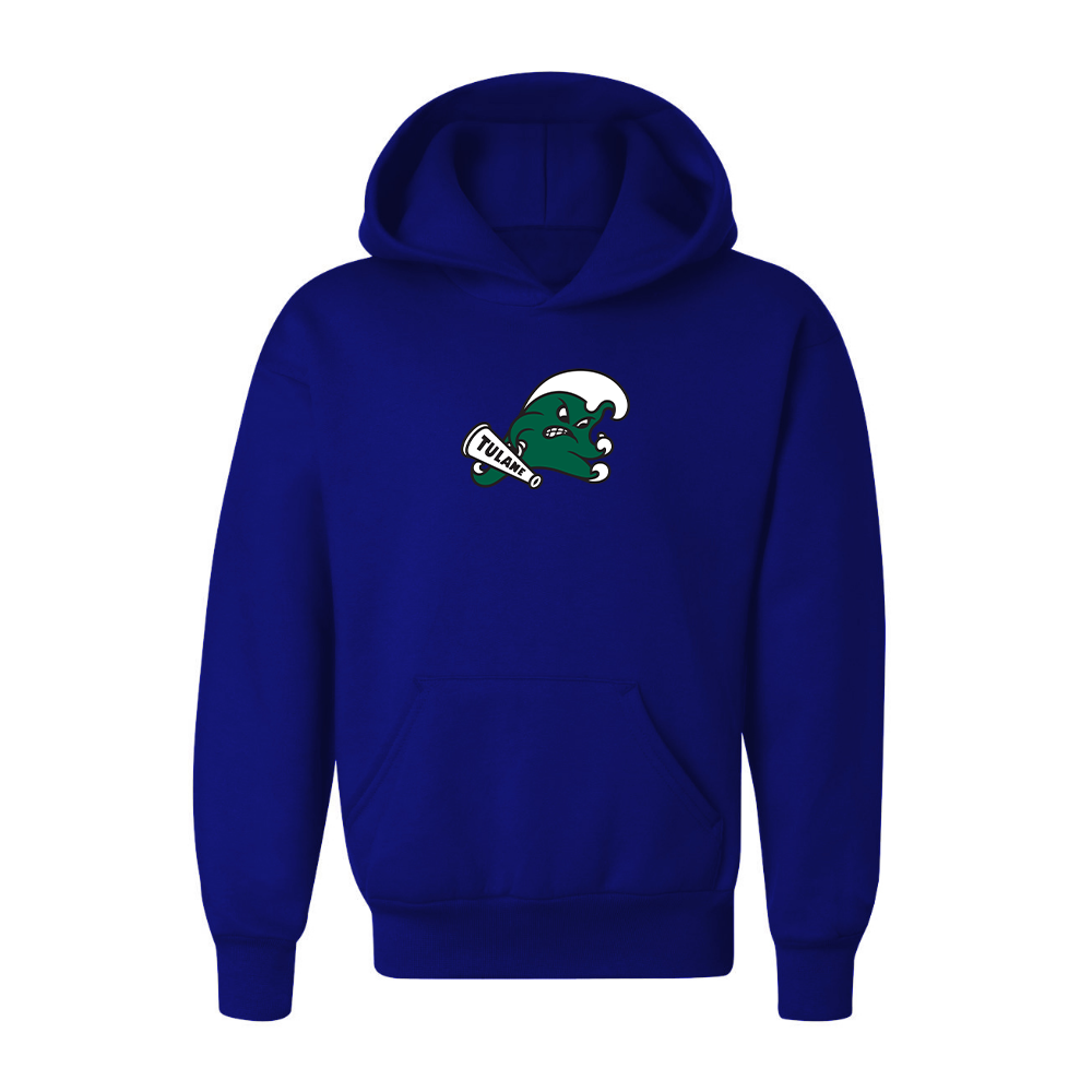 Youth Tulane Green Wave Logo  Pullover Hoodie