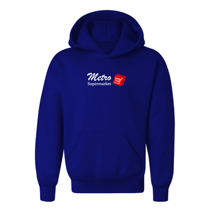Youth Metro Supermarket Logo  Pullover Hoodie