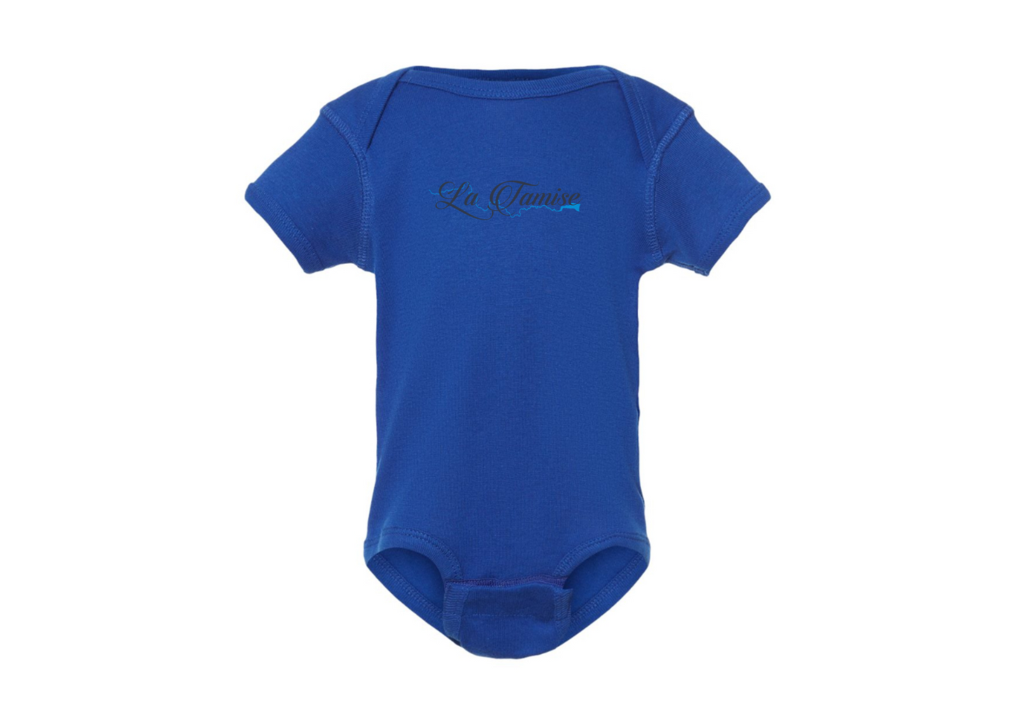 La Tamise Logo  Rabbit Skins Infant Baby Rib Bodysuit