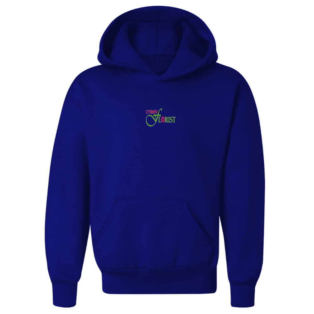 Youth Cyber Florist  Logo   Pullover Hoodie