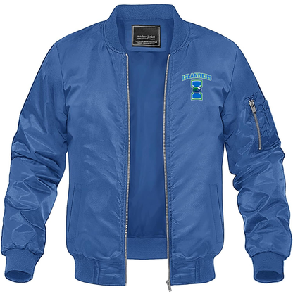 Men's Texas AM CC Islanders Lightweight Bomber Jacket - Blue