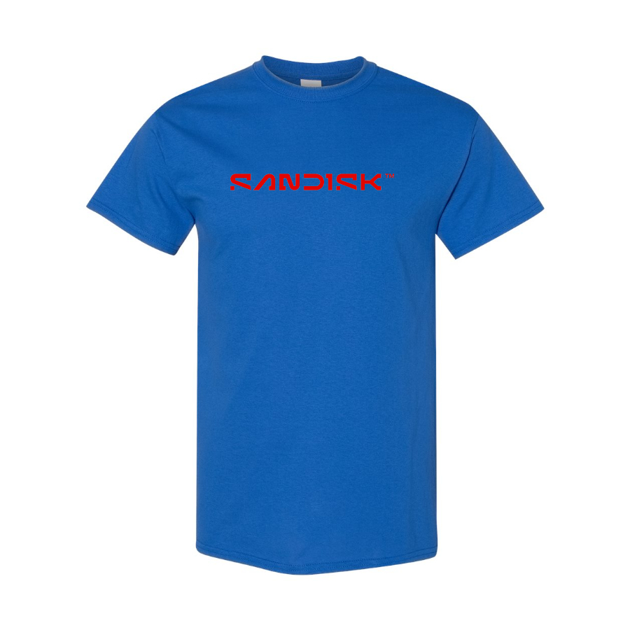 Men's SanDisk Logo  Cotton T-Shirt
