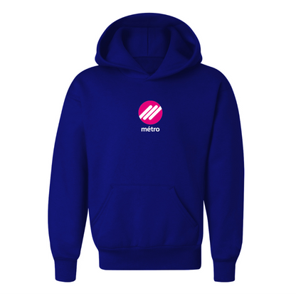Youth Lausanne Métro Logo  Pullover Hoodie