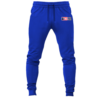 Men's Liga de Beisbol Profesional Roberto Clemente Logo Sweatpants Joggers