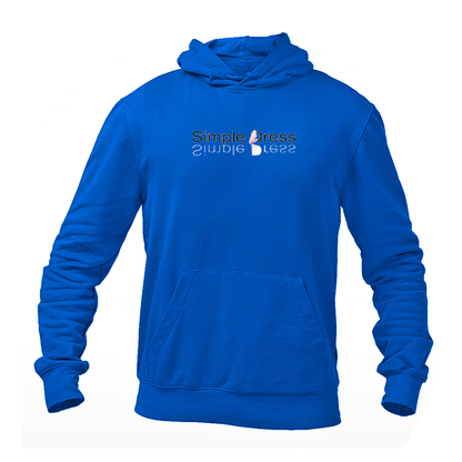 Men's Simple Dress Logo Pullover Hoodie