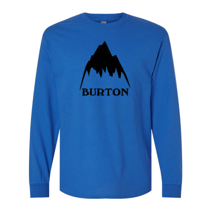 Men's  Burton Mountain  Gildan Heavy Cotton Long Sleeve T-Shirt