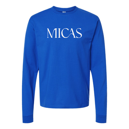 Men's Micas  Logo Cotton Long Sleeve T-Shirt