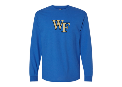 Men's Wake Forest Demon Deacons Gildan Heavy Cotton Long Sleeve T-Shirt