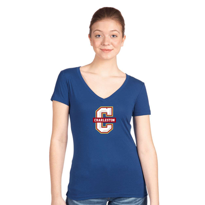 Women's Charleston Cougars Next Level V-Neck T-Shirt