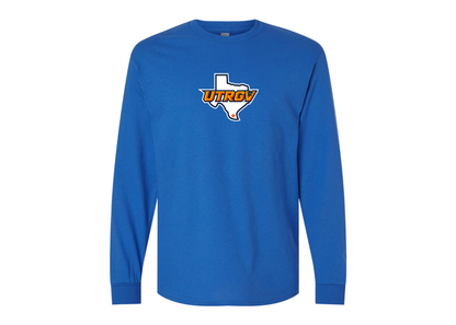 Men's UTRGV Vaqueros Gildan Heavy Cotton Long Sleeve T-Shirt