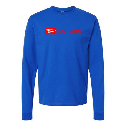 Men's  Daihatsu Logo Cotton Long Sleeve T-Shirt