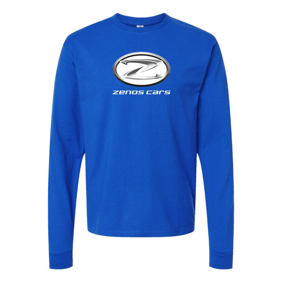 Men's Zenos Cars Logo Cotton Long Sleeve T-Shirt