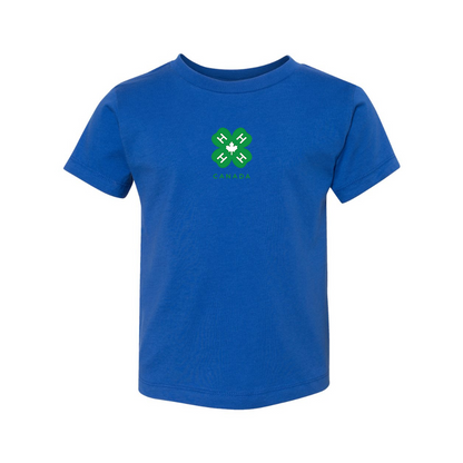 4H Canada Logo BELLA  CANVAS Toddler Jersey Tee