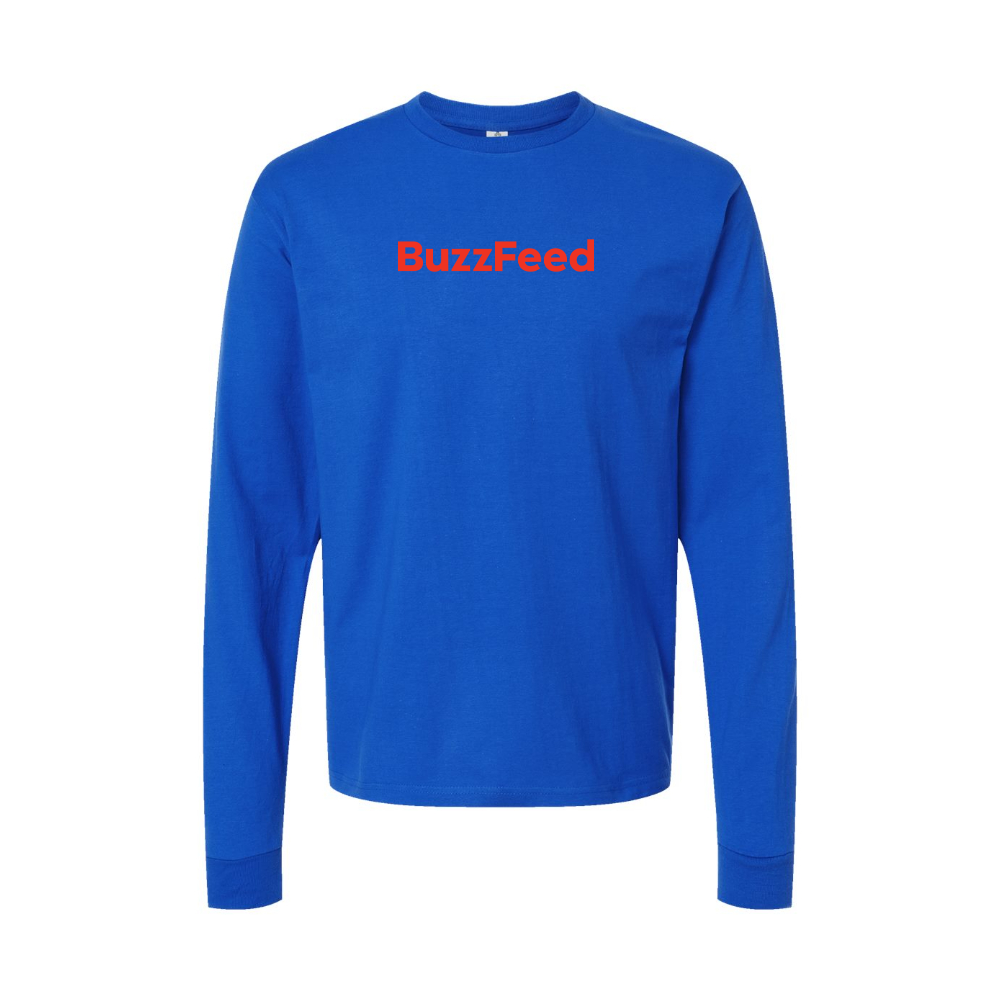 Men's BuzzFeed Logo Long Sleeve T-Shirt
