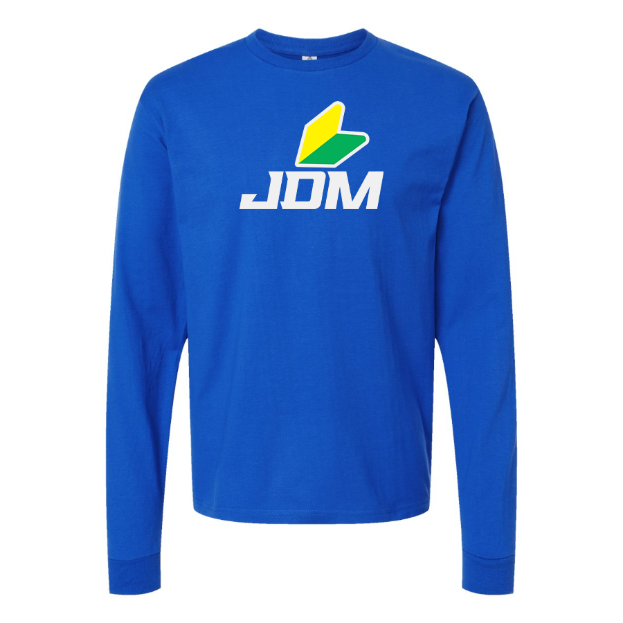 Men's JDM  Logo Cotton Long Sleeve T-Shirt
