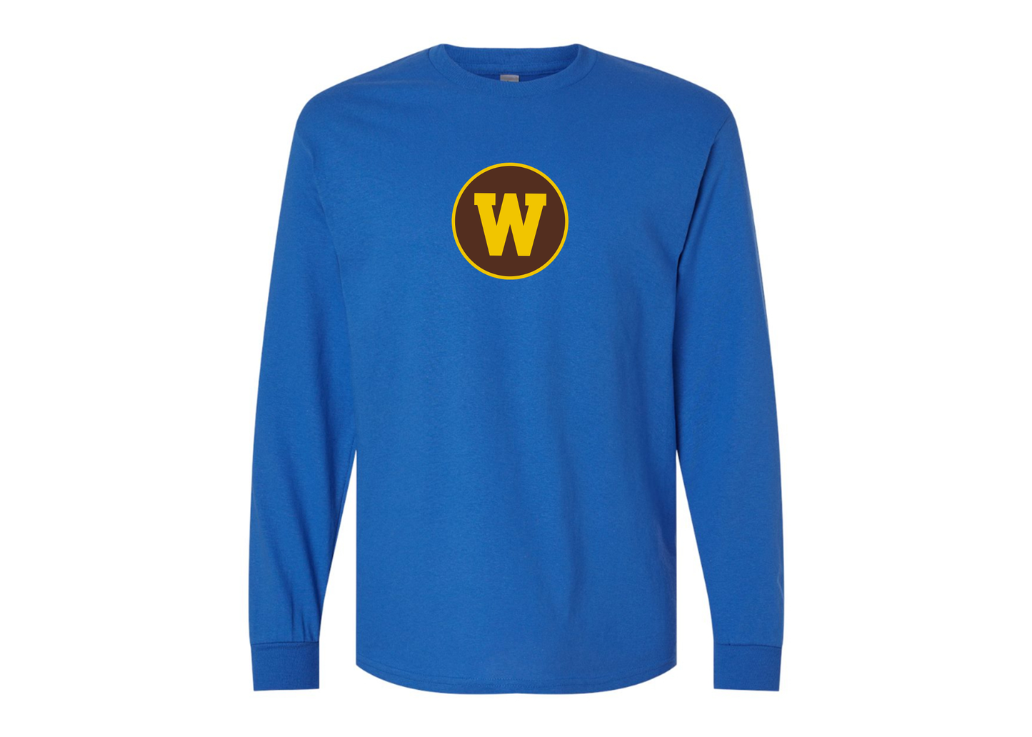 Men's Western Michigan Broncos Gildan Heavy Cotton Long Sleeve T-Shirt