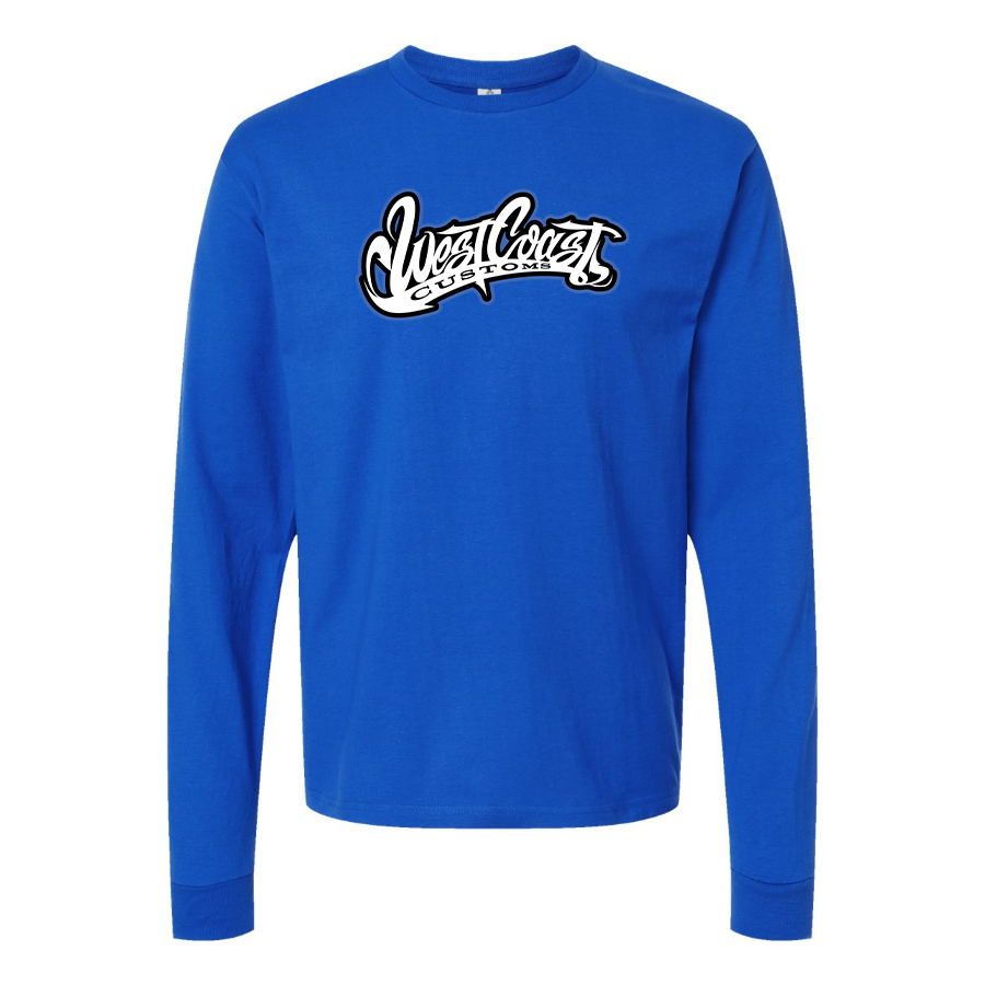 Men's West Coast Customs Logo  Cotton Long Sleeve T-Shirt