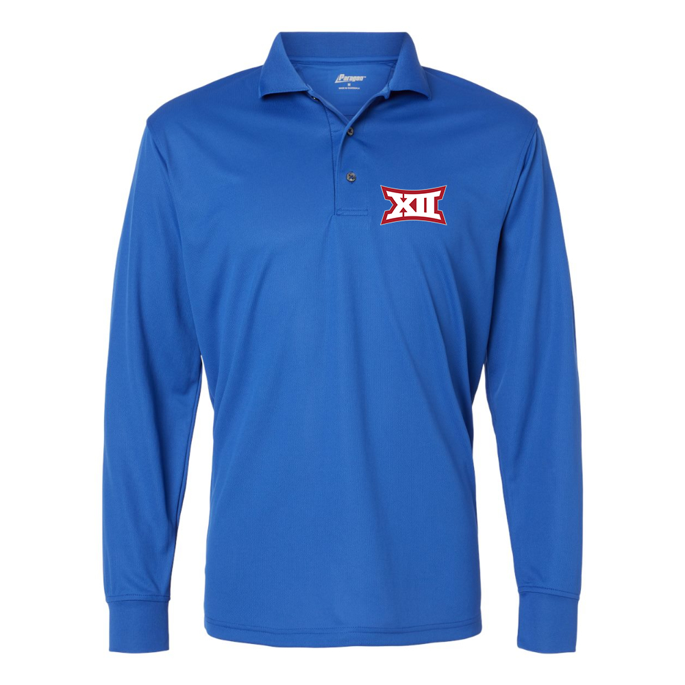 Men's  Big 12 Conference Paragon Prescott Long Sleeve Polo
