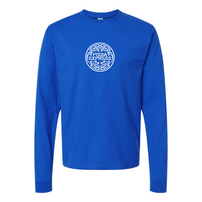 Youth Pizza Express Logo Cotton Long Sleeve T-Shirt