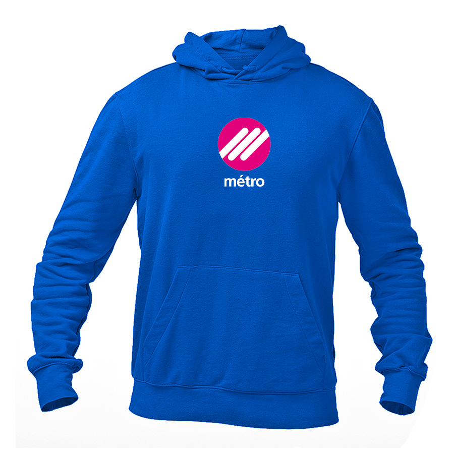 Men's Lausanne Métro Logo  Pullover Hoodie