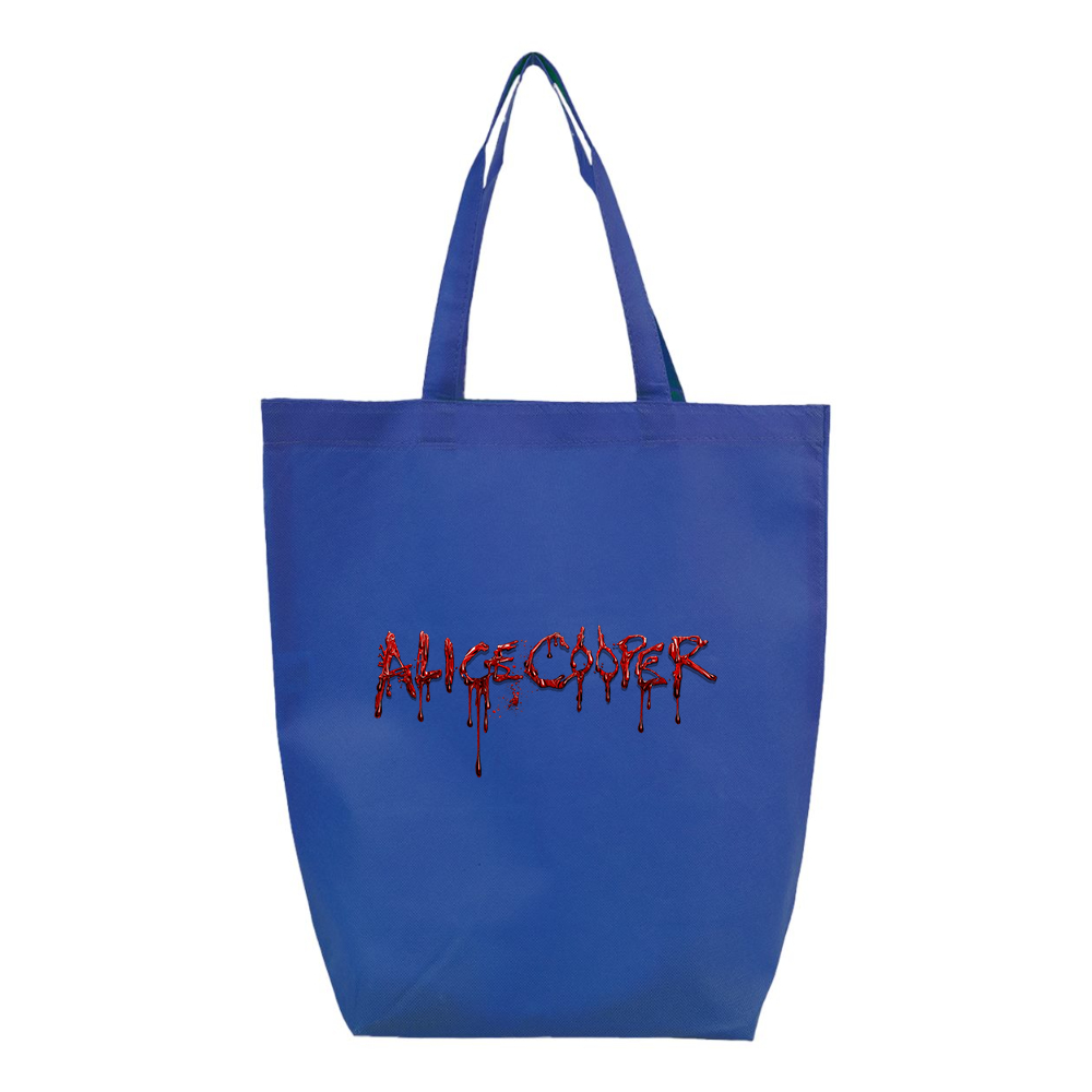 Alice Cooper Logo Q-Tees Non-Woven Gusset Bottom Tote