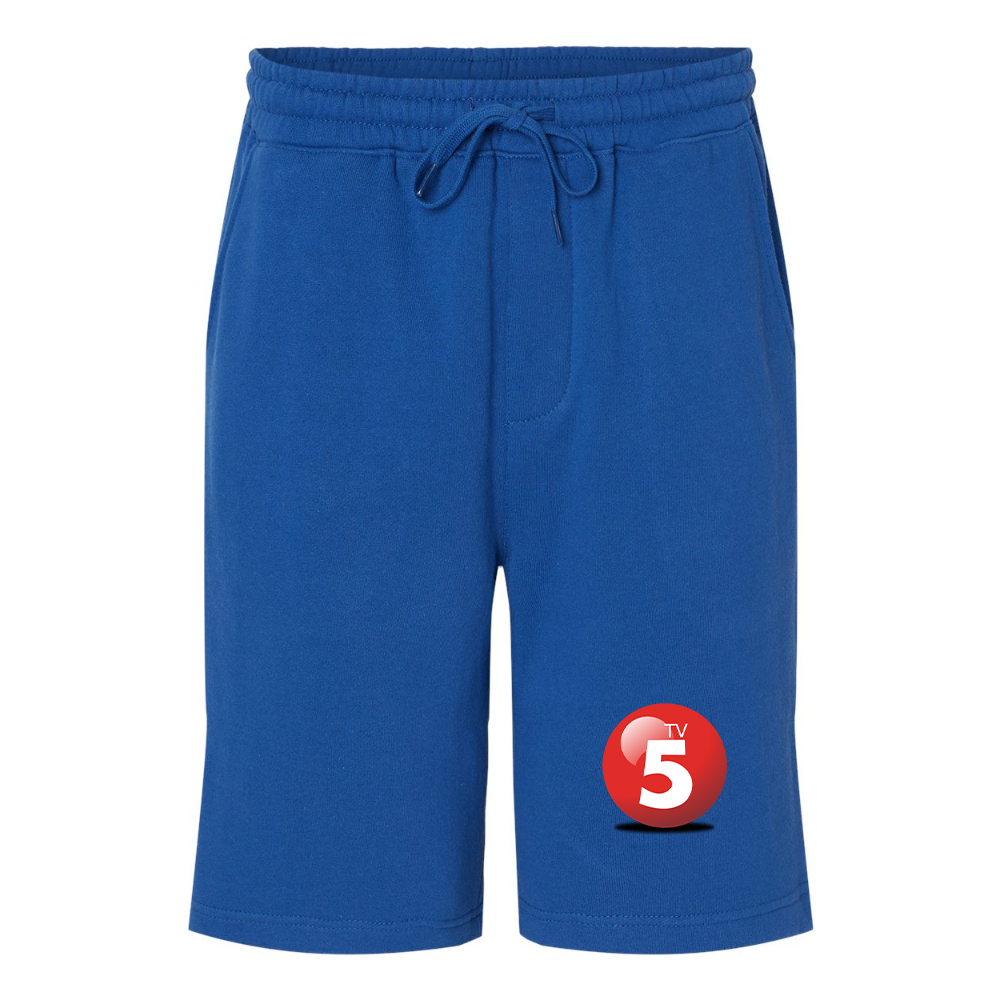 Men's  ABC TV5 Logo Independent Trading Co Midweight Fleece Shorts