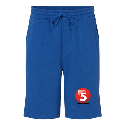 Men's  ABC TV5 Logo Independent Trading Co Midweight Fleece Shorts