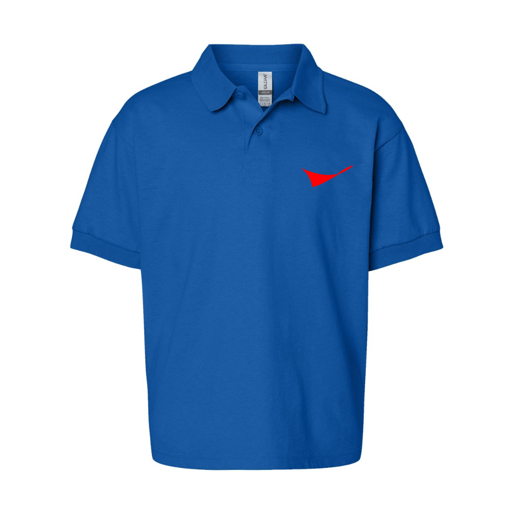 Youth Conoco Phillips Symbol Gildan Dry Blend Jersey Polo