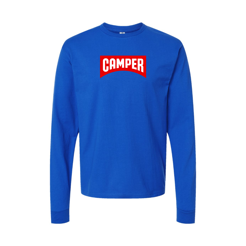 Youth Camper Logo Cotton Long Sleeve T-Shirt
