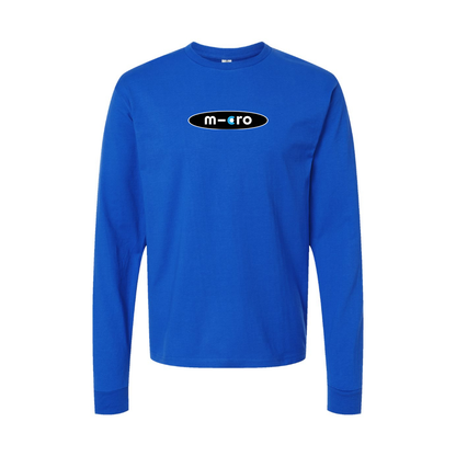 Youth Micromobility Logo Cotton Long Sleeve T-Shirt