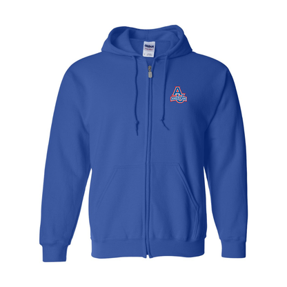 Men's  American Eagles  Gildan  Heavy Blend Full Zip Hooded Sweatshirt
