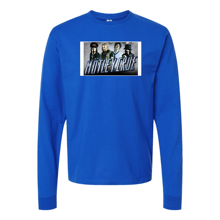 Men's  Motley Crue Logo Cotton Long Sleeve T-Shirt