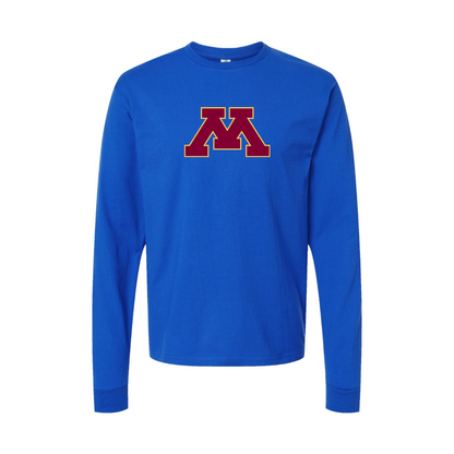 Youth Minnesota Golden Gophers Logo Cotton Long Sleeve T-Shirt