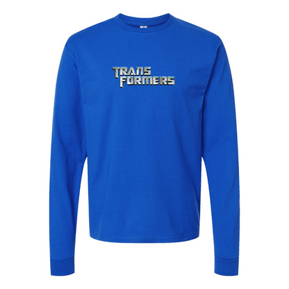 Men's Transformers Logo Long Sleeve T-Shirt
