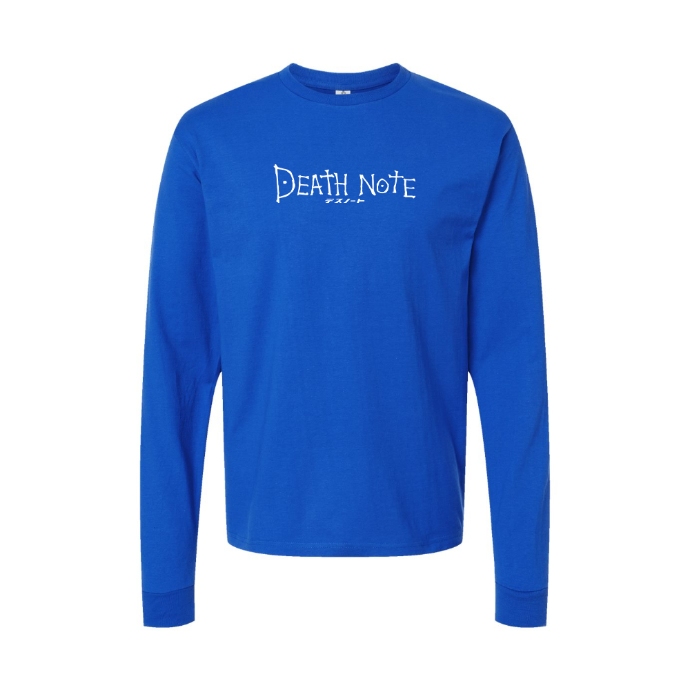 Youth Death Note Logo Cotton Long Sleeve T-Shirt