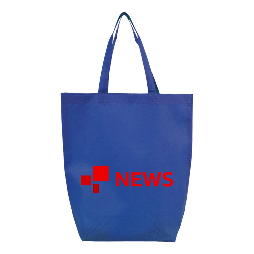 BBC News Q-Tees Non-Woven Gusset Bottom Tote