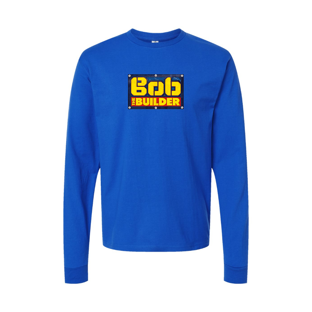Youth Bob the Builder Logo Cotton Long Sleeve T-Shirt
