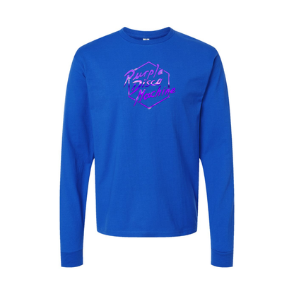 Men's Purple Disco Machine Long Sleeve T-Shirt