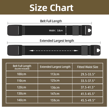 Men's Tactical Nylon Belt with Quick-Release Buckle and Adjustable Length for Outdoor and Casual Wear