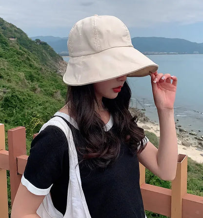 Sun Protection Baseball Cap with Ponytail Opening and Extended Neck Flap for Outdoor Activities