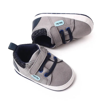 Adorable Baby Canvas Shoes with Soft Soles and Anti-Slip Design for Toddlers Learning to Walk