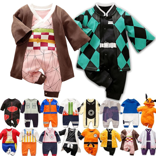 Adorable Baby Rompers Featuring Anime-Inspired Designs for Cute and Comfortable Cosplay Outfits