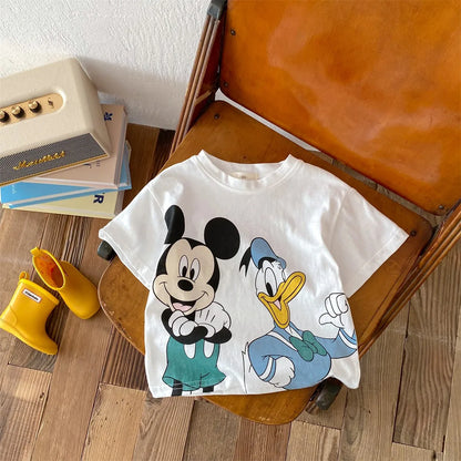 Adorable Cartoon Character T-Shirts for Kids – Featuring Playful Bluey and Bingo Designs