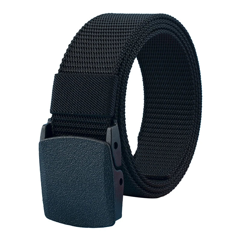 Durable Tactical Nylon Belt with Quick-Release Buckle for Men and Women