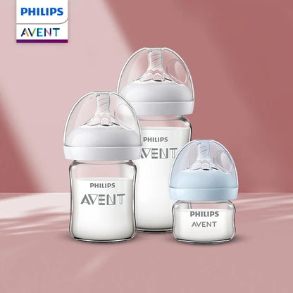 Anti-Colic Baby Bottles with Natural Response Nipple and Ergonomic Design for Comfortable Feeding