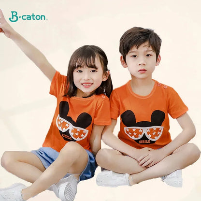 Cute Cartoon Graphic T-Shirts for Kids – Comfortable and Fun Summer Tops for Boys and Girls