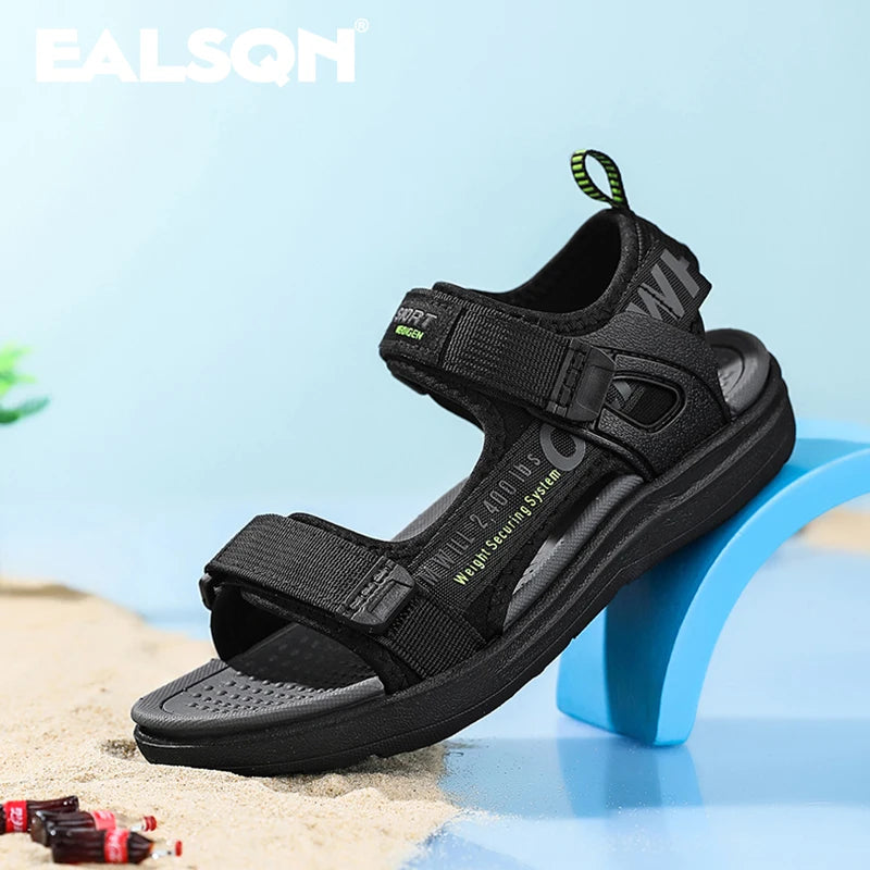 Men's Sporty Outdoor Sandals with Adjustable Straps and Comfortable Cushioning