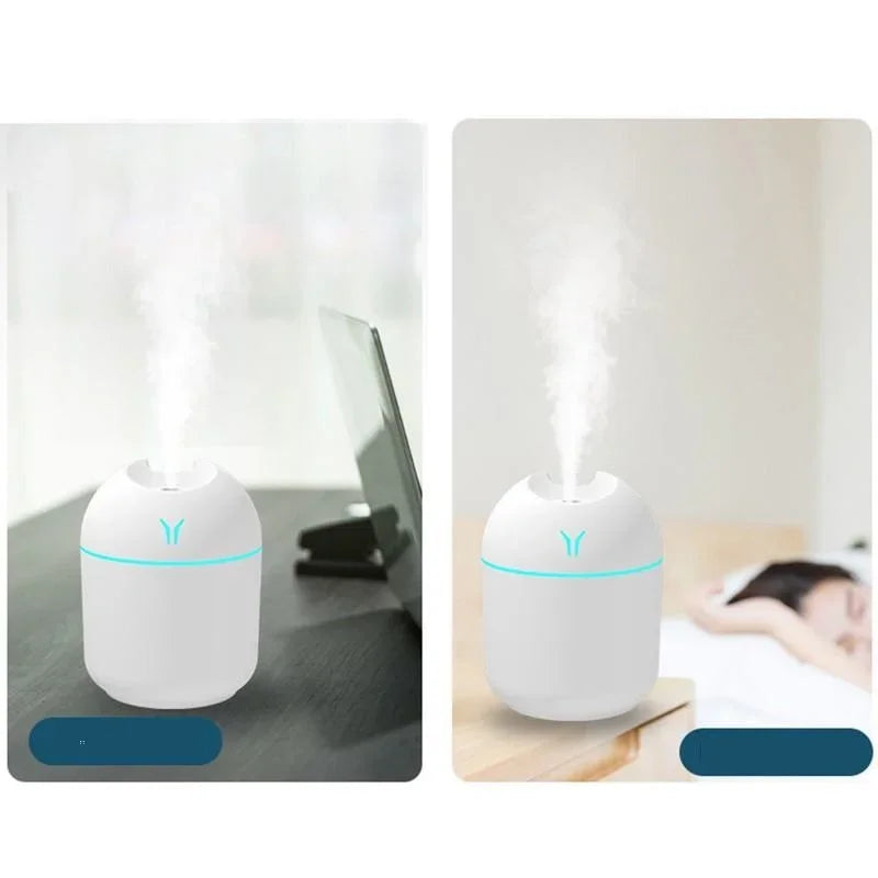 Ultrasonic Cool Mist Humidifier for Improved Sleep with Adjustable Mist Output and LED Night Light Function for Home and Office Use