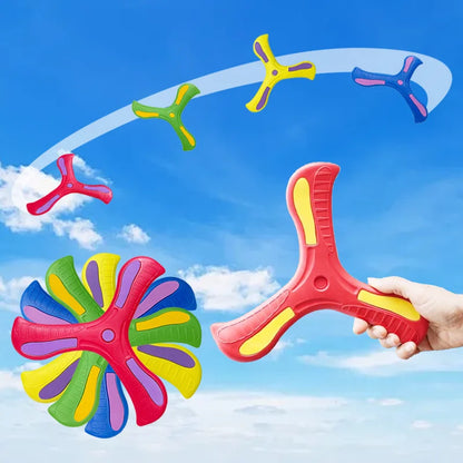 Outdoor Flying Boomerangs for Kids and Adults, Durable and Easy to Catch, Perfect for Fun Physical Activity and Coordination Development