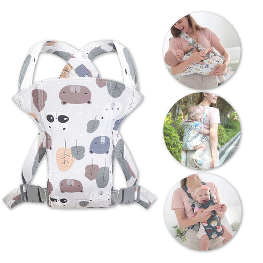 Comfortable Ergonomic Baby Carrier with Adjustable Straps for Newborns and Infants, Multi-Position Baby Backpack for Hands-Free Parenting and Enhanced Bonding, Soft and Breathable Fabric for All-Day Use